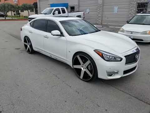 877-544-8473 24" Status Empire Black Machine Wheels Infiniti Q70 Q60 Q50 M37 DUBSandTIRES.com