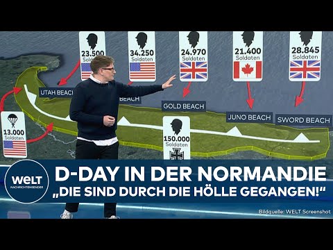 FRANKREICH: "Alliierte sind durch die Hölle gegangen!" So lief die Landung in der Normandie ab