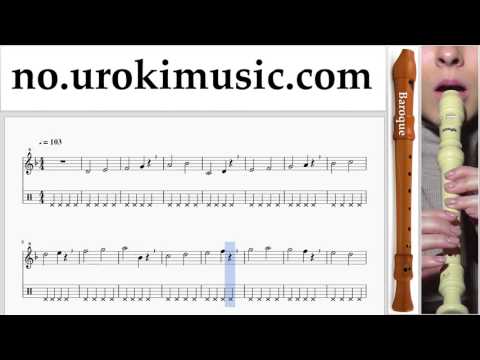 Blokkfløyte Kurs (Barokk) Besame Mucho Trening Studie Del 1 øvelser um-b935