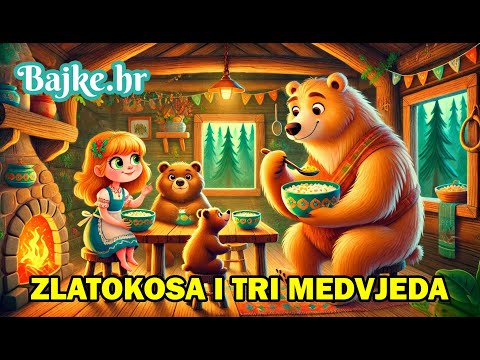 Zlatokosa i tri medvjeda, audio priča za laku noć (hrvatski) - Bajke.hr