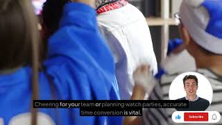World Cup Match Time Converter 🌍⚽ Never Miss a Kickoff Again