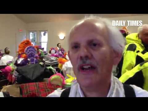 Greater Overbrook String Band President Carmen Vitanza Jr. of Drexel Hill discusses stresses of Mumm