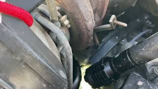2008 9-3 2.8t Thermostat housing removal