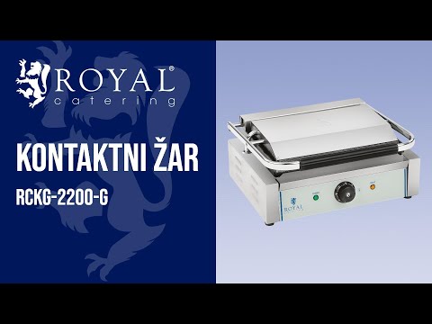 videoposnetek - Kontaktni žar - Rebrasti žari - 2200 W