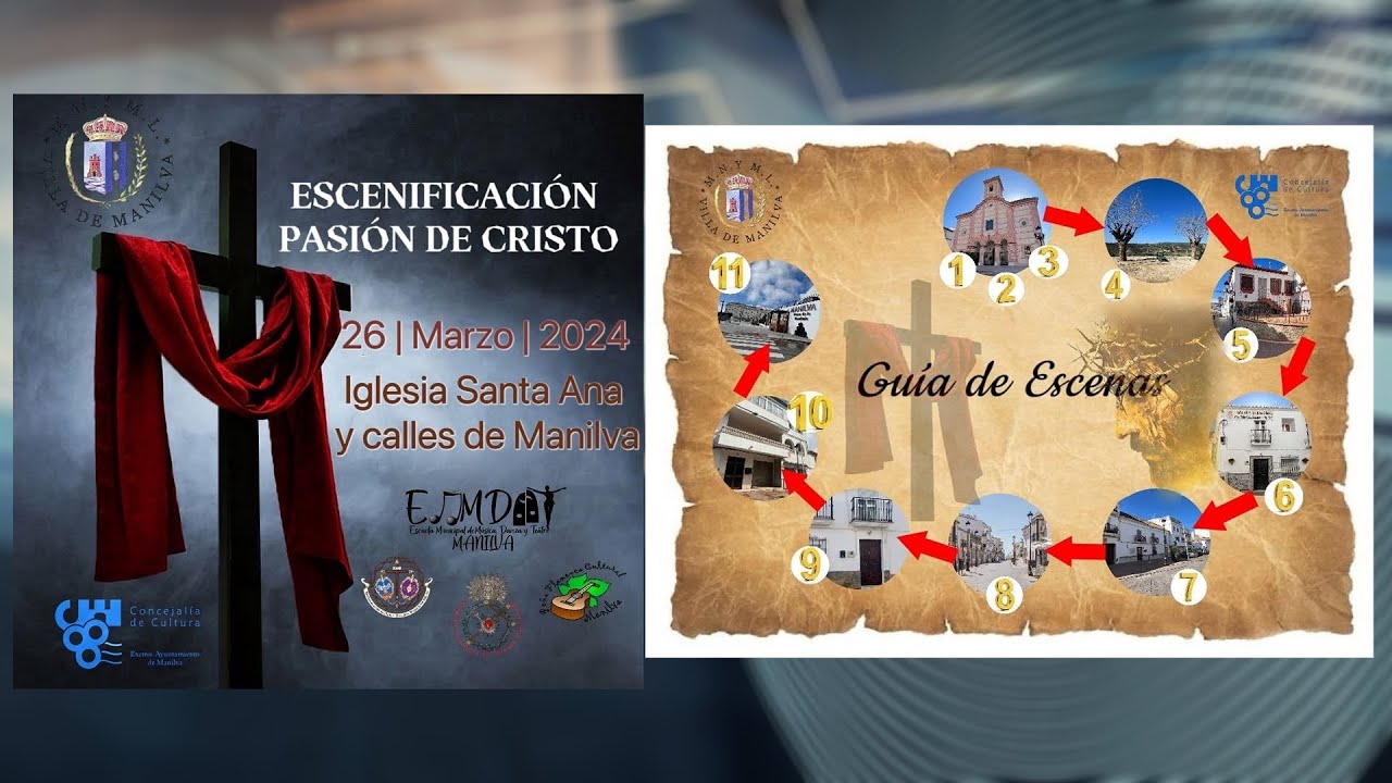 Hoy se lleva a cabo la escenificación de la Pasión de Cristo