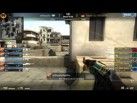 ALTERNATE vs. n!faculty | Gruppe D, EMS One Fall 2013 | de_dust2
