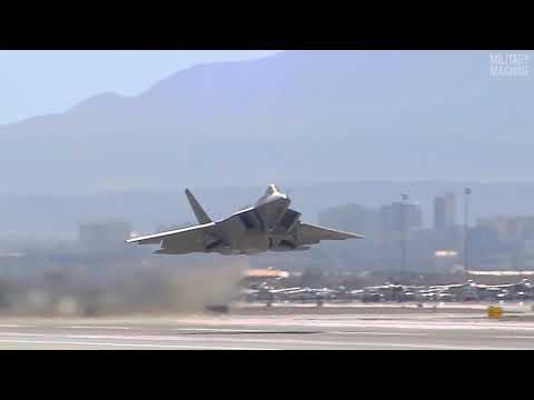 Incredible F-22 Raptor In Action (Military Machine)