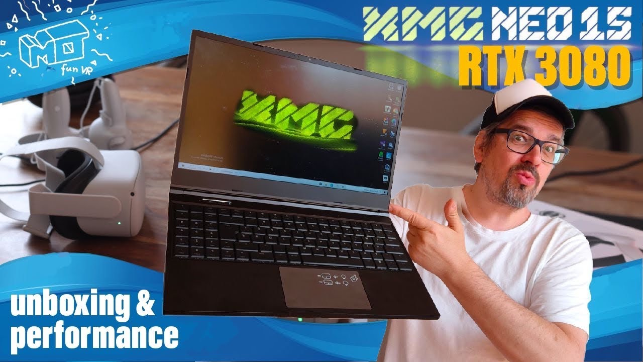 mo fun VR - XMG NEO 15 (m21) mit RTX 3080 ._. unboxing & Performance Test / deutsch