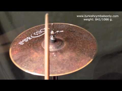 Impression Dry Jazz Hi Hat 14"  weight: 841/1066 g.