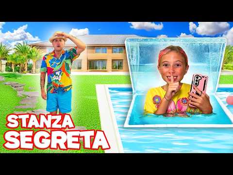 HO COSTRUITO UNA STANZA SEGRETA IN PISCINA NELLA NOSTRA VILLA!