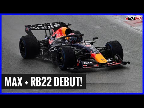 Max Verstappen’s FIRST Run in the RB22! | Barcelona Shakedown Day 2 On-Track Footage