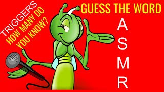 UNSCRAMBLE ASMR TRIGGER WORDS | HOW MANY DO YOU KNOW