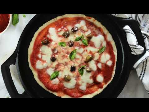 Pizza in padella in 15 minuti senza glutine