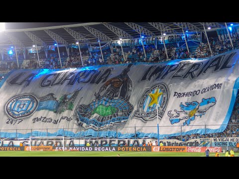 "Racing Club 1:0 River Plate 14.12.2024 Hinchada" Barra: La Guardia Imperial &bull; Club: Racing Club