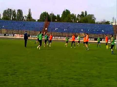 Trening Motoru przed meczem ze Zniczem Pruszków