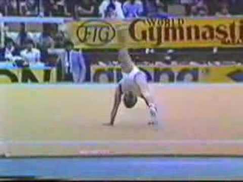 Yuri Korolev 1983 Worlds Floor Event Finals