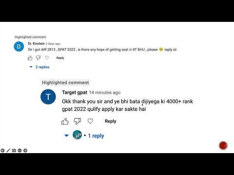 IIT BHU 2023, M.Pharmacy admission| your comments my response |