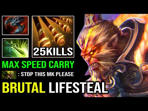 NEW Pro Carry Monkey King Guide | Brutal Lifesteal Max ATK Speed Manta Butterfly 10K MMR Dota 2