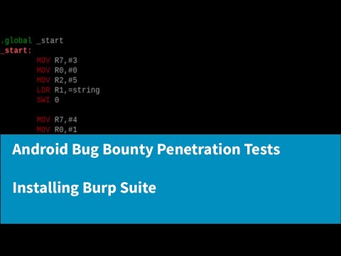 A Complete Guide to Android Bug Bounty Penetration Testing - Installing Burp Suite