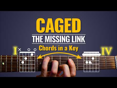 CAGED Explained Properly: How Chords in a Key Really Connect