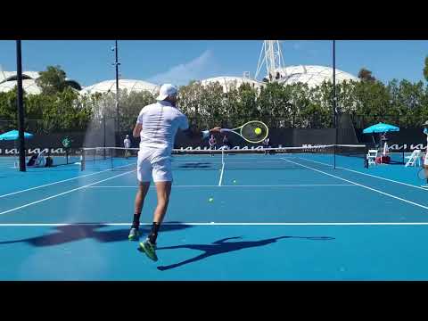 Slow Motion ATP Forehand Compilation _ Court Level (4K 60FPS)
