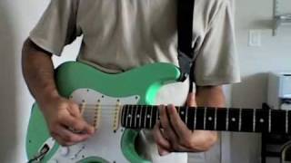 Leo Rizzo Playing Somewhere over the rainbow  Jeff Beck style