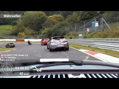 Nürburgring Nordschleife 04.10.2023 VW Käfer ,  1 Runde , AIRCOOLED Race