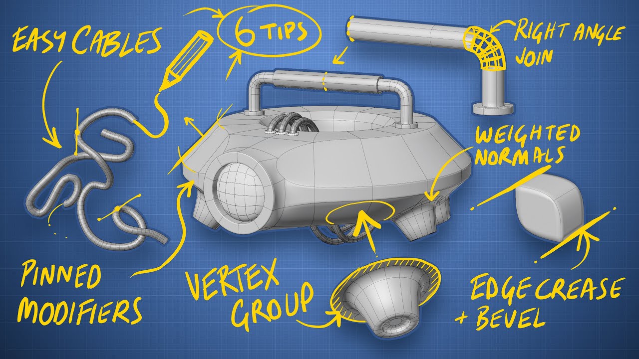 6 Blender Hard-Surface Modeling Tricks I Wish I Knew Earlier