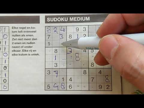 How to solve a Sudoku Medium puzzle (with a PDF file) 03-20-2019 part 2 of 3