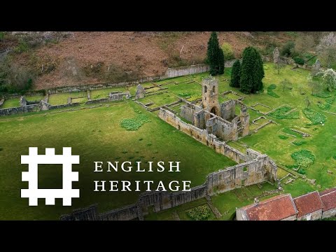英格蘭北約克郡Mount Grace Priory的明信片 | 無人機拍攝的畫面 (Postcard from Mount Grace Priory, North Yorkshire | England Drone Footage)