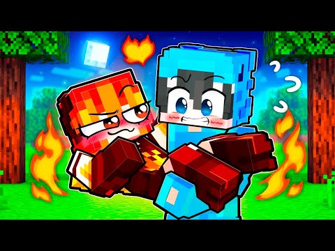 Enamoré a la PRINCESA de FUEGO en Minecraft!