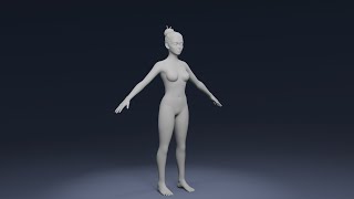 Stylized Human Body Base Mesh video thumbnail