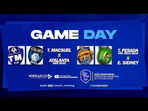 COPA DE INVERNO - T MACSUEL  x ATALANTA e T DA PESADA x E SIDNEY