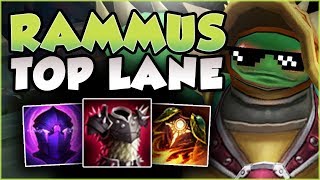 ROLL YOUR WAY TO THE FREE LP! RAMMUS TOP IS THE ULTIMATE MELEE COUNTER! RAMMUS TOP League of Legends