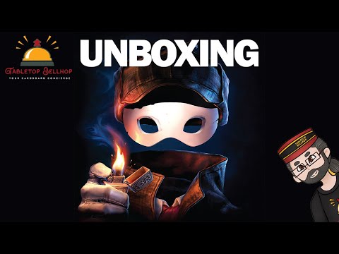 Unboxing Dubious, Check out what you get in this role playing deduction game from Arcane Wonders