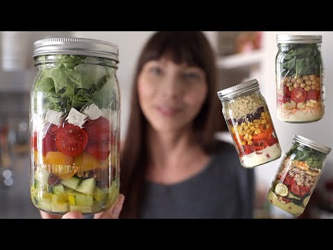 PERCHร PREPARARE LE INSALATE IN BARATTOLO e COME FARLO + 4 RICETTE FACILI, FRESCHE e SAZIANTI