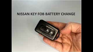 Nissan Qashqai X-Trail Micra Note Pathfinder Key Fob Battery Replacement