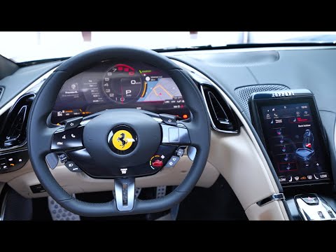 New Ferrari Roma Multimedia System & Digital Cockpit 2022