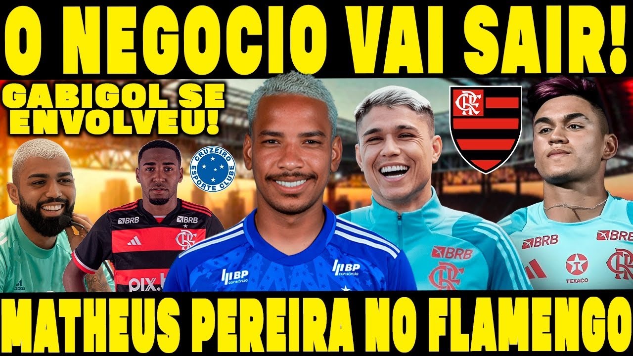 FLAMENGO AGE RÁPIDO PRA FECHAR NEGÓCIO NO APAGAR DAS LUZES! GABIGOL SE ENVOLVE NA PARADA!