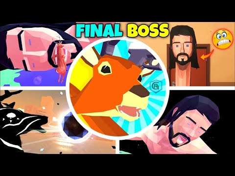 SUPER GIANT DEER vs FINAL BOSS (Deeeer Simulator)Red Gamer