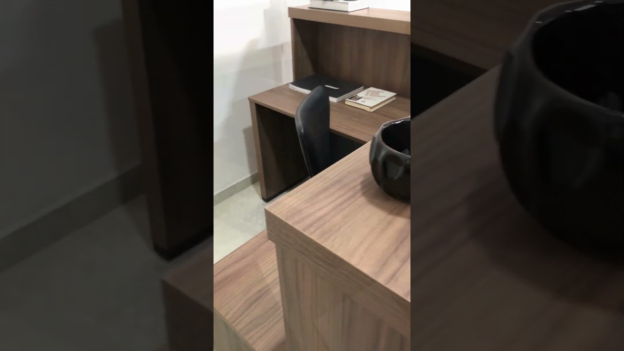 Thumbnail do vídeo - Balcao Tamburato Atendimento II - Carvalho/Branco