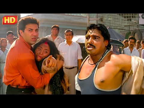 यही से शुरू हुआ काशी का कात्या से पंगा (HD) - Ghatak Movie Part 3 - Sunny Deol - Meenakshi