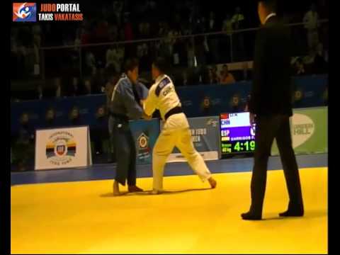 European Judo Open Rome 2015 Bronze -60kg LI Hui (CHN) vs. GARRIGOS Francisco (ESP)