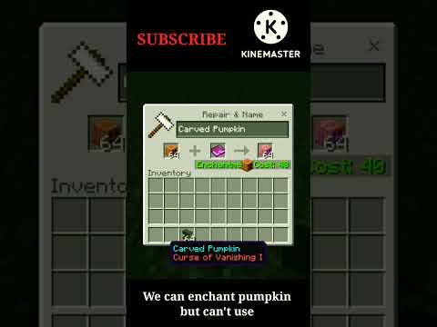 Insane Minecraft Hack: Enchanting Pumpkins but Can't Keep Them?!