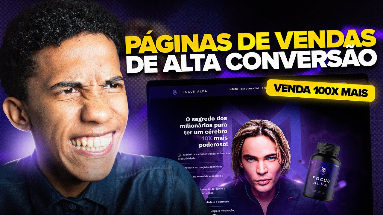 COMO CRIAR PÁGINA DE VENDAS ESTILO THIAGO FINCH para QUALQUER INFO PRODUTO e FAZER 7x MAIS VENDAS