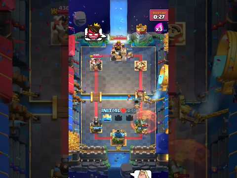 Insanely close game for 9800 #clashroyale