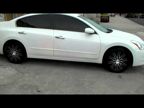 DUBSandTIRES.com 18 Inch Helo HE880 Machine Black Wheels 2012 Nissan Altima Rims Miami Hollywood