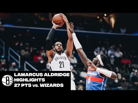 LaMarcus Aldridge Highlights | 27 Points vs. Washington Wizards