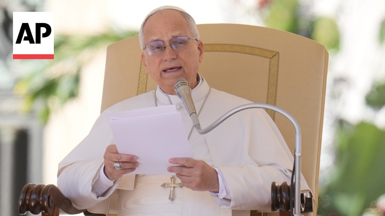 Video | Pope Leo XIV calls ceasefire between US and Iran 'a sign of true hope'