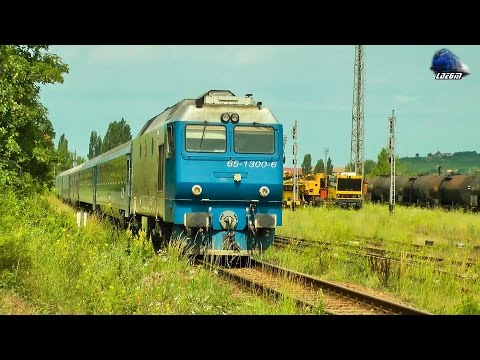 VT614 DMU & Regina Bihorului~Jimmy 65-1300-6 in Oradea Est Triaj/Shunting Yard - 18 June 2016